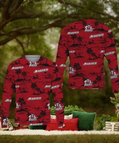 Best Mexico State Aggies Coconut Tree Sweater All Over Printed Christmas Fans For Men And Women