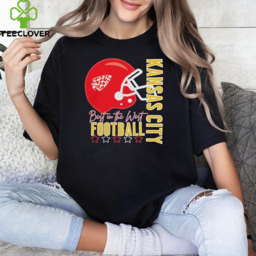 Best Of The West Kansas City Football Helmet Shirt