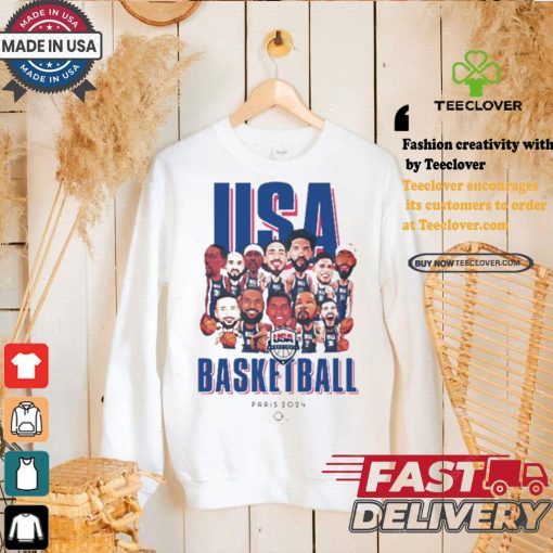 Best Paris 2024 olympics usa basketball shirt