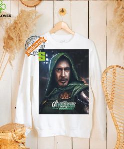 Best Poster avenger doomsday marvel studios robert downey jr returning as doctor doom on may 2026 hoodie, sweater, longsleeve, shirt v-neck, t-shirt