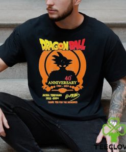 Best Rip Akira Toriyama 1955 2024 Dragon Ball Thank You For The Memories Signatures T hoodie, sweater, longsleeve, shirt v-neck, t-shirt