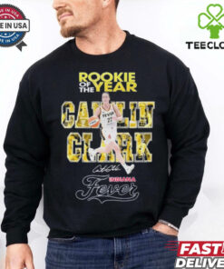 Best Rookie of the year caitlin clark indiana fever hoodie, sweater, longsleeve, shirt v-neck, t-shirt