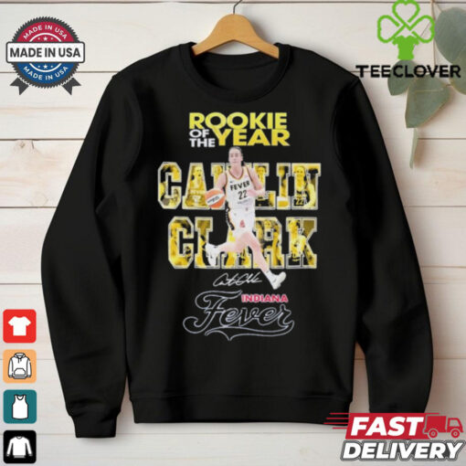 Best Rookie of the year caitlin clark indiana fever hoodie, sweater, longsleeve, shirt v-neck, t-shirt