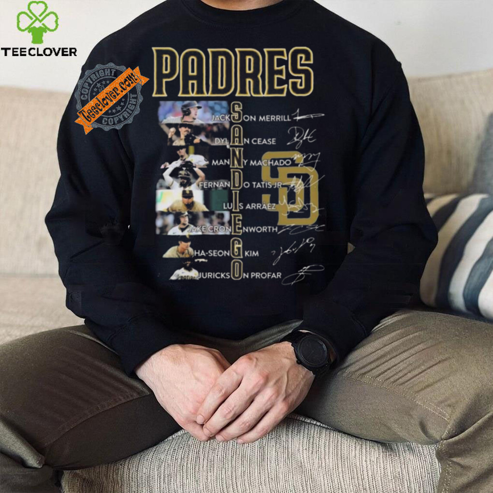 Best San diego padres all stars squad proud signatures 2024 shirt Best San diego padres all stars squad proud signatures 2024 shirt