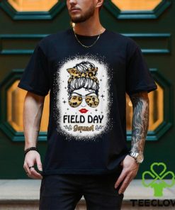 Best Squad Teacher Student Last Day Of School Field Messy Bun T Shirts