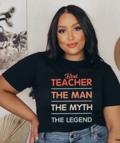 Best Teacher The Man Myth Legend School Crewneck Sweatshirt