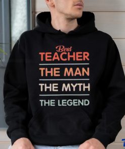 Best Teacher The Man Myth Legend School Crewneck Sweatshirt