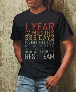 Best Team Vintage Work Anniversary 1 Years Employee hoodie, sweater, longsleeve, shirt v-neck, t-shirt