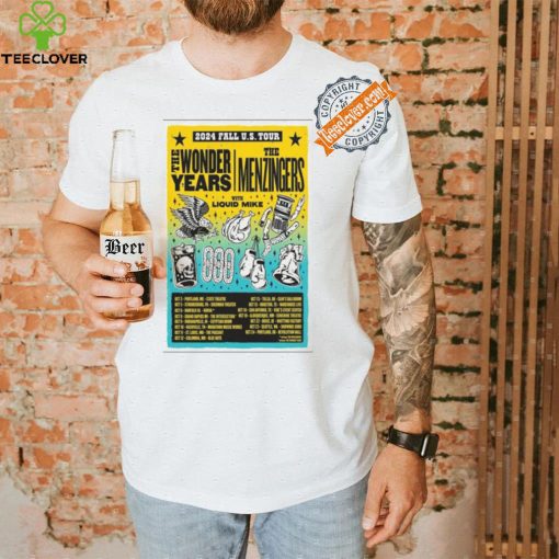 Best The wonder years & the menzingers 2024 fall us tour shirt