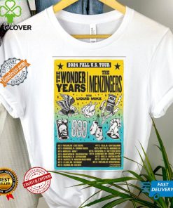 Best The wonder years & the menzingers 2024 fall us tour shirt