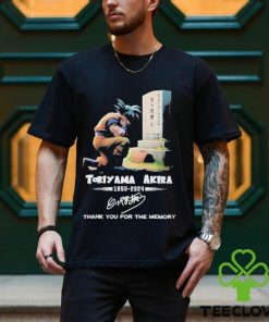 Best Toriyama Akira 1955 2024 Thank You For The Memory Signature T shirt