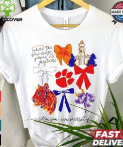 Best University Of Clemson Tigers where the blue ridge yours its greatness Coquette Aesthetic shirt