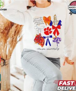 Best University Of Clemson Tigers where the blue ridge yours its greatness Coquette Aesthetic shirt