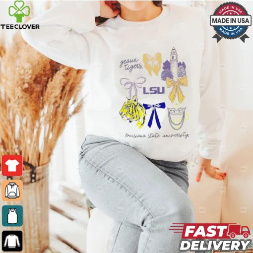 Best University Of Louisiana State geaux Tigers LSU Coquette Aesthetic shirt