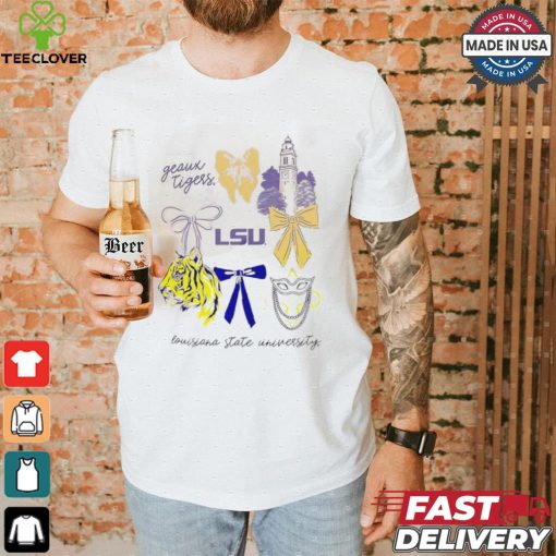 Best University Of Louisiana State geaux Tigers LSU Coquette Aesthetic shirt
