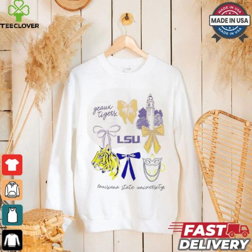 Best University Of Louisiana State geaux Tigers LSU Coquette Aesthetic shirt