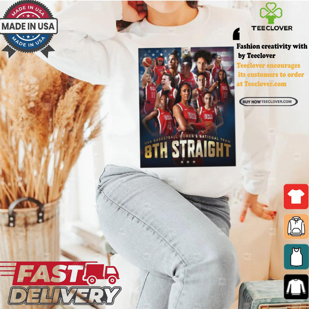 Best Usa Basketball Women’s National Team 8Th Straight Shirt Best Usa Basketball Women’s National Team 8Th Straight Shirt