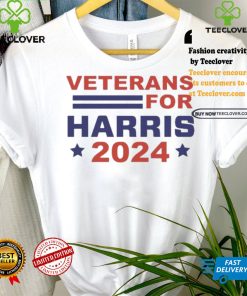 Best Veterans for harris 2024 election democratic party shirt
