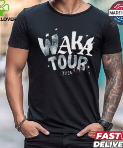 Best Waka worldwide waka tour 2024 vip live at Texas and illinois concert shirt