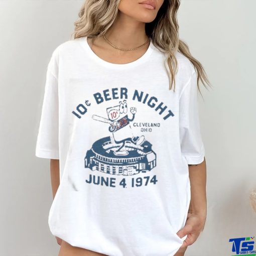 Best Women’s 10 Cent Beer Night Cleveland Ohio Shirt