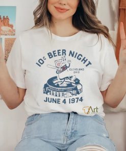 Best Women’s 10 Cent Beer Night Cleveland Ohio Shirt