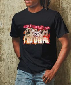 Best am I metal no I'm mental meme shirt 1 Best am I metal no I'm mental meme shirt