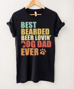 Best bearded beer loving’ dog dad ever retro hoodie, sweater, longsleeve, shirt v-neck, t-shirt