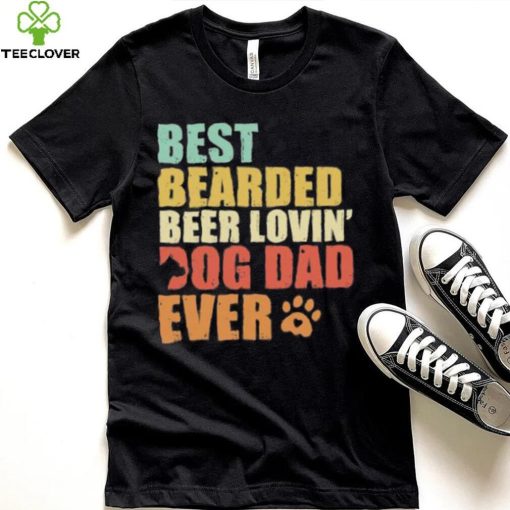 Best bearded beer loving’ dog dad ever retro hoodie, sweater, longsleeve, shirt v-neck, t-shirt