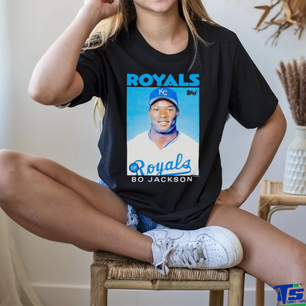 Best bo Jackson of Kansas City Royals 1986 Topps Baseball shirt Best bo Jackson of Kansas City Royals 1986 Topps Baseball shirt