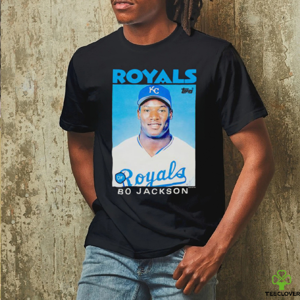 Best bo Jackson of Kansas City Royals 1986 Topps Baseball shirt Best bo Jackson of Kansas City Royals 1986 Topps Baseball shirt
