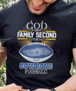 Best dallas Cowboys god first family second then Dallas Cowboys football 2024 shirt