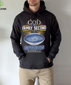 Best dallas Cowboys god first family second then Dallas Cowboys football 2024 hoodie, sweater, longsleeve, shirt v-neck, t-shirt