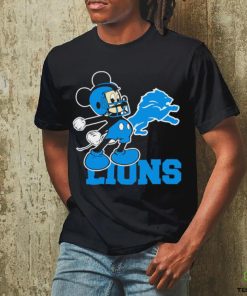 Best mickey Mouse cartoon NFL Detroit Lions football player helmet logo hoodie, sweater, longsleeve, shirt v-neck, t-shirt