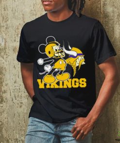 Best mickey Mouse cartoon NFL Minnesota Vikings football player helmet logo hoodie, sweater, longsleeve, shirt v-neck, t-shirt