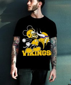 Best mickey Mouse cartoon NFL Minnesota Vikings football player helmet logo hoodie, sweater, longsleeve, shirt v-neck, t-shirt