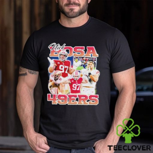 Best nick bosa 49ers 90s vintage shirt