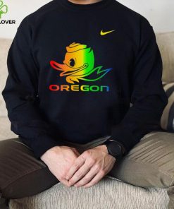 Best nike Duck Oregon Rainbow color hoodie, sweater, longsleeve, shirt v-neck, t-shirt