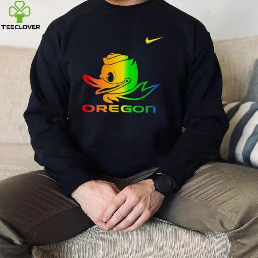 Best nike Duck Oregon Rainbow color hoodie, sweater, longsleeve, shirt v-neck, t-shirt