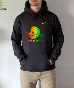 Best nike Duck Oregon Rainbow color hoodie, sweater, longsleeve, shirt v-neck, t-shirt