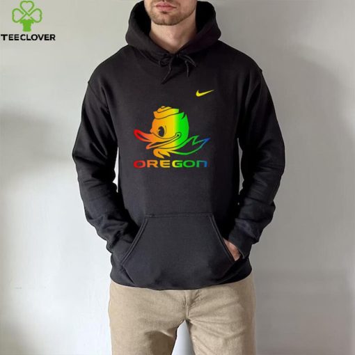 Best nike Duck Oregon Rainbow color hoodie, sweater, longsleeve, shirt v-neck, t-shirt