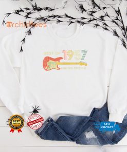 Best of 1957 Birthday Gifts Guitar lovers 65th Birthday T Shirt