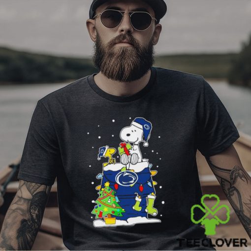 Best penn State Nittany Lions Christmas snoopy Shirt