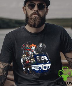 Best penn State Nittany Lions Horror Movies Characters Bus Halloween 2023 Shirt