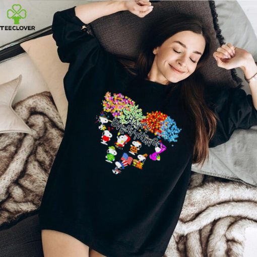 Best snoopy happy everything heart flower gift hoodie, sweater, longsleeve, shirt v-neck, t-shirt