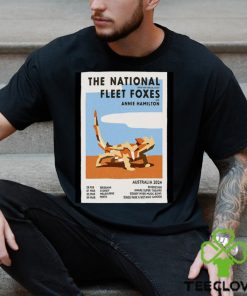 Best the national australia 2024 tour poster shirt