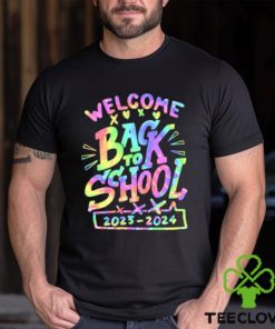 Best welcome Back To School 2023 2023 Tye Die First Day Teacher Student T Shirt