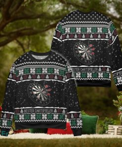 Bester Dartspieler Christmas Christmas Ugly Sweater 3D