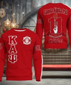 Beta Psi Chapter Red 3D Sweater Community Personalized Logo For Men And Women Gift Christmas