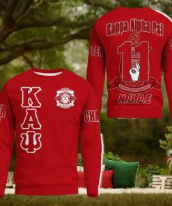 Beta Psi Chapter Red 3D Sweater Community Personalized Logo For Men And Women Gift Christmas