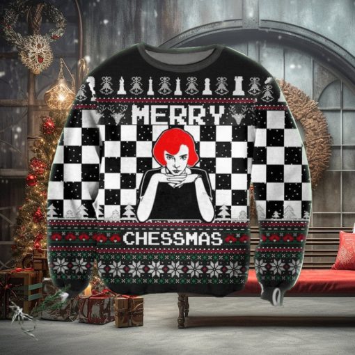 Beth Harmon The Queen’s Gambit Merry Chessmas Sweater